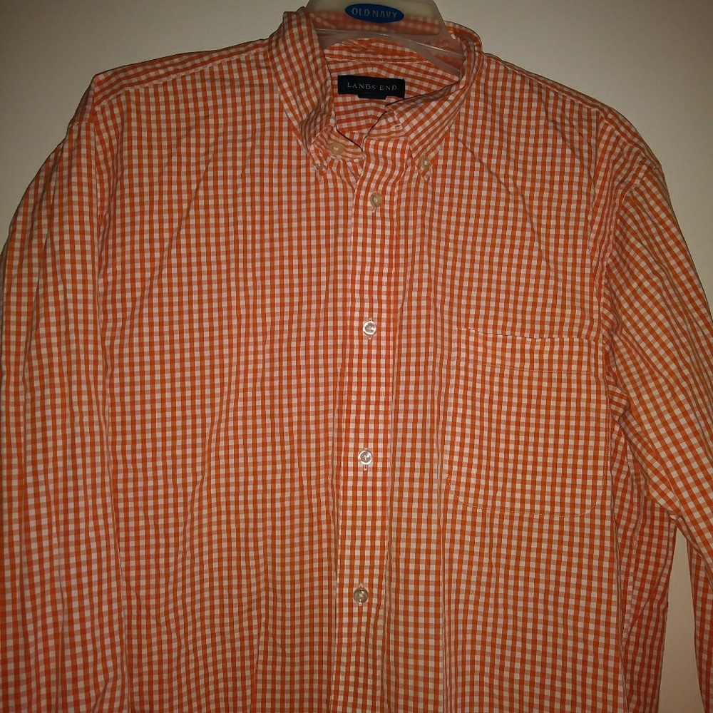 (LAND'S END) MEN'S SHIRT SIZE L - Picture 2 of 5
